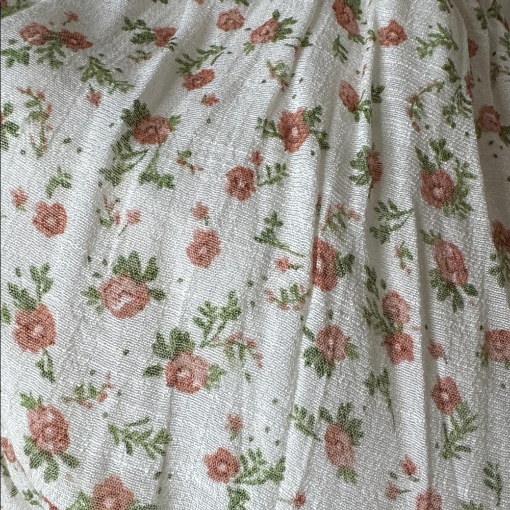 NWT 1STATE Soft Floral Dress Size 2x Off white\cream Plus Size Old Money Summer - Picture 8 of 8